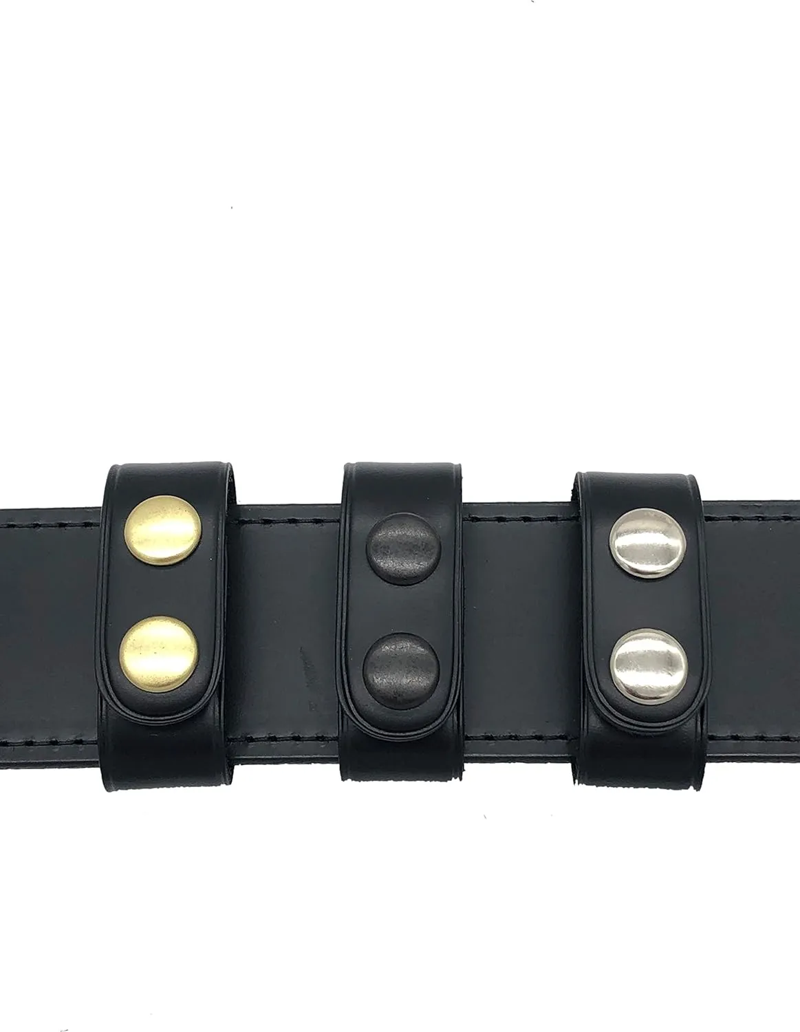 Perfect Fit Shield Wallets Duty Belt Keeper with Double Snap Closure (Pack of 4)