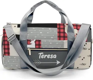 Personalized Animals Custom Multi-functional Travel Bag, Unisex Portable Duffel Bag, Short Distance Travel Assistant.