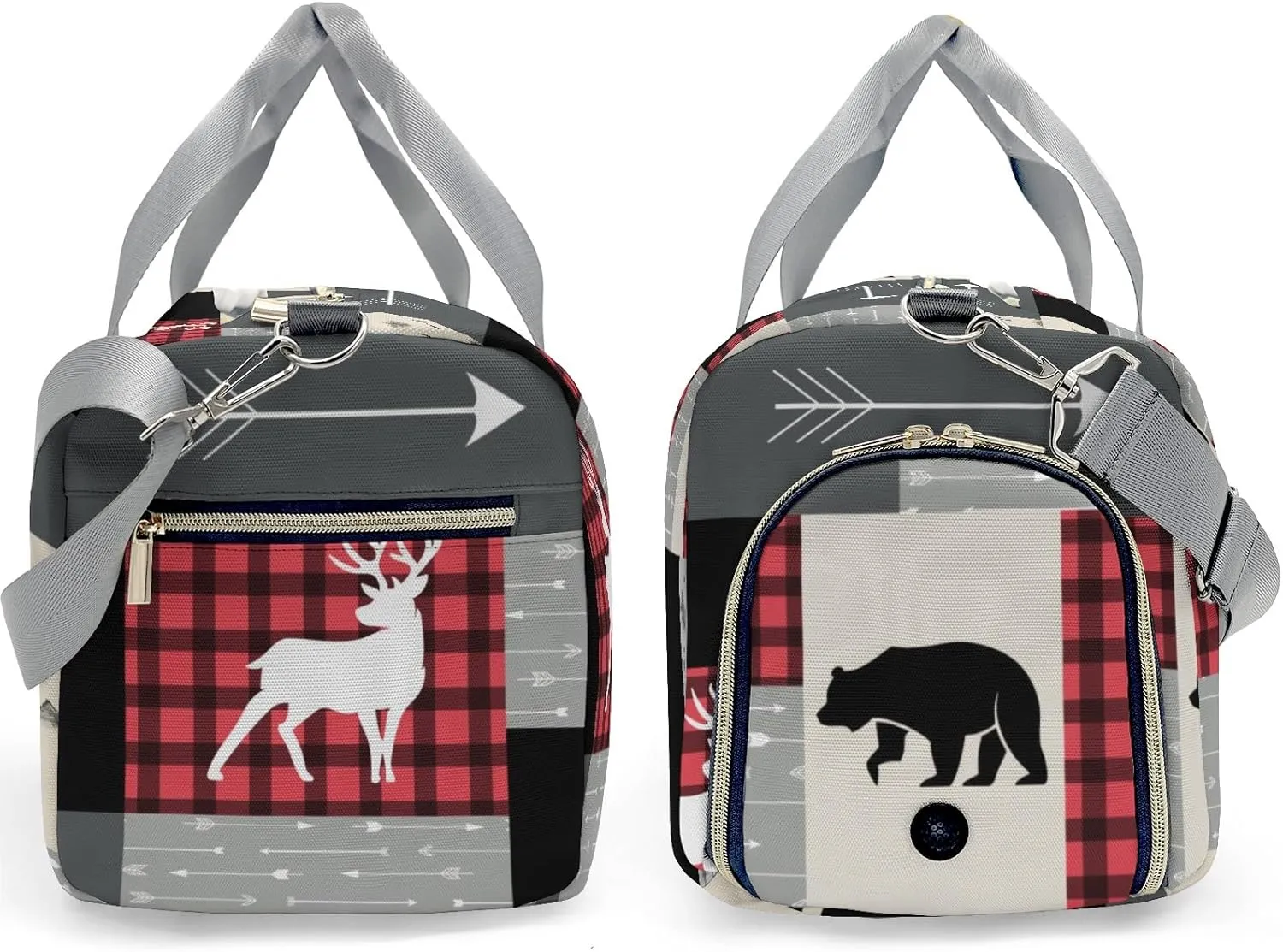 Personalized Animals Custom Multi-functional Travel Bag, Unisex Portable Duffel Bag, Short Distance Travel Assistant.