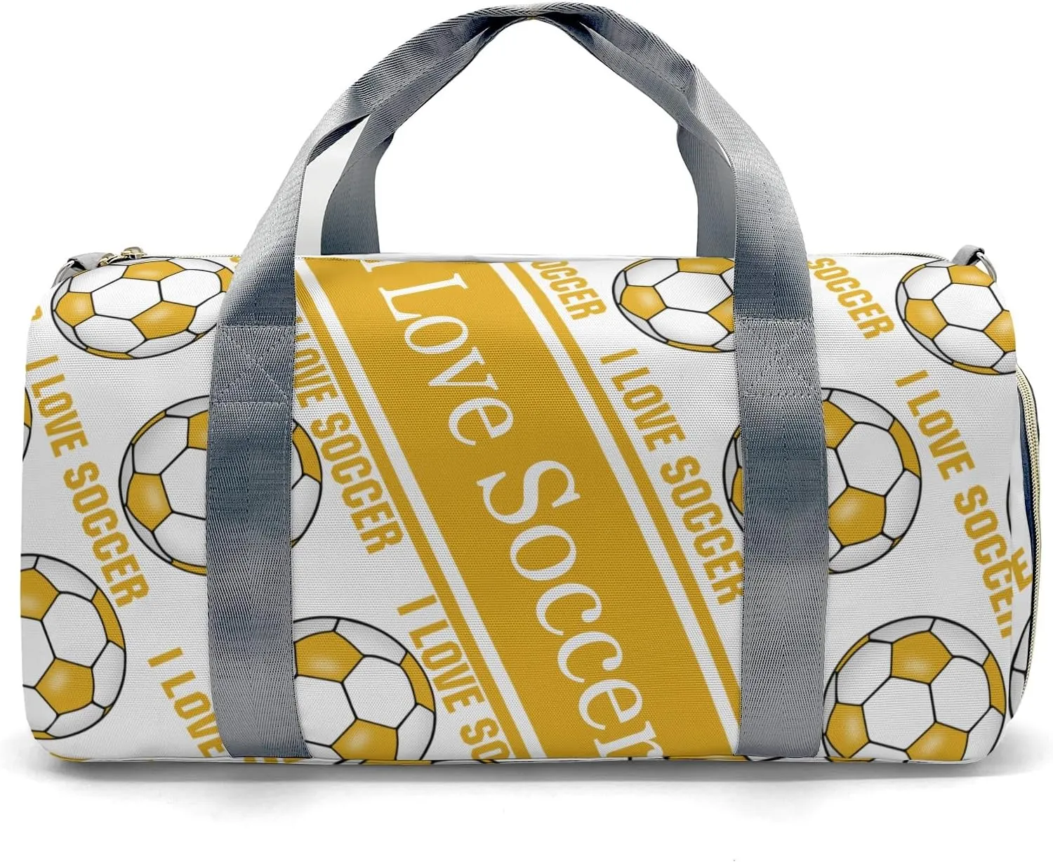 Personalized Soccer Custom Multi-functional Travel Bag, Unisex Portable Duffel Bag, Short Distance Travel Assistant