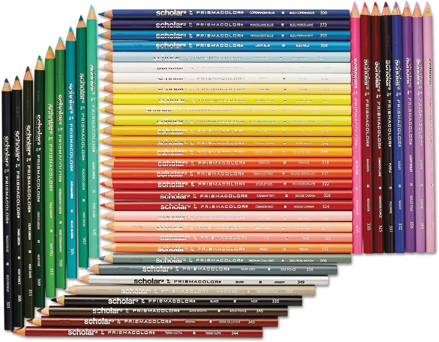 Prismacolor Scholar Colored Pencils, Adult Coloring, 48 Pack
