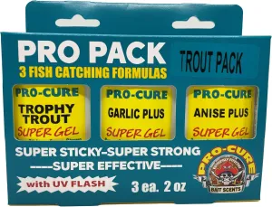 Pro Pack Trout is a Perfect Mix of scents to Help Anglers of All Skill Levels Catch More Trout.