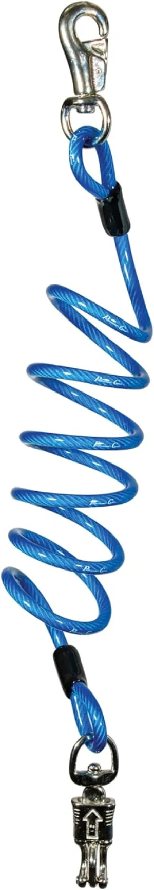 Professional's Choice Trailer Tie Coil | Tie Your Horse with Ease and Safety | Self Coiling Design Keeps The Slack Out of The line | 6'