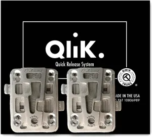 Qlik Quick Release System Pack A - Quick Change Your Skateboard Trucks Made in The USA