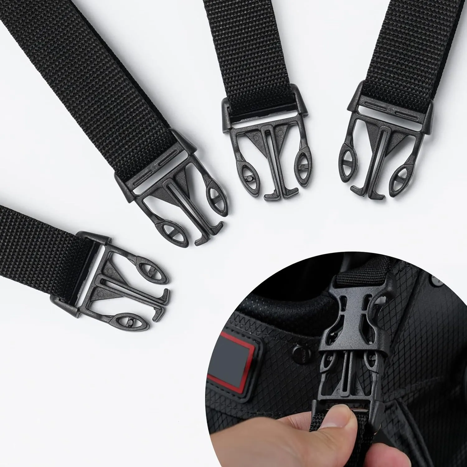 Quick Side Release Plastic Buckle Golf Bag Shoulder Straps