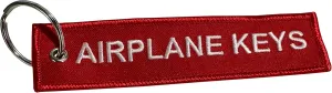 "Airplane Keys Embroidered Key Chain