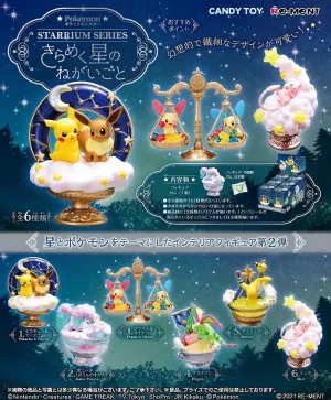 Re-Ment Pokemon STARRIUM Series Twinkling Star Wishes Box Full Set of 6 Packs