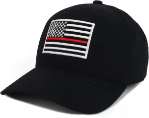 Ripstop Tear and Rip Resistant American Flag Embroidered Baseball Cap
