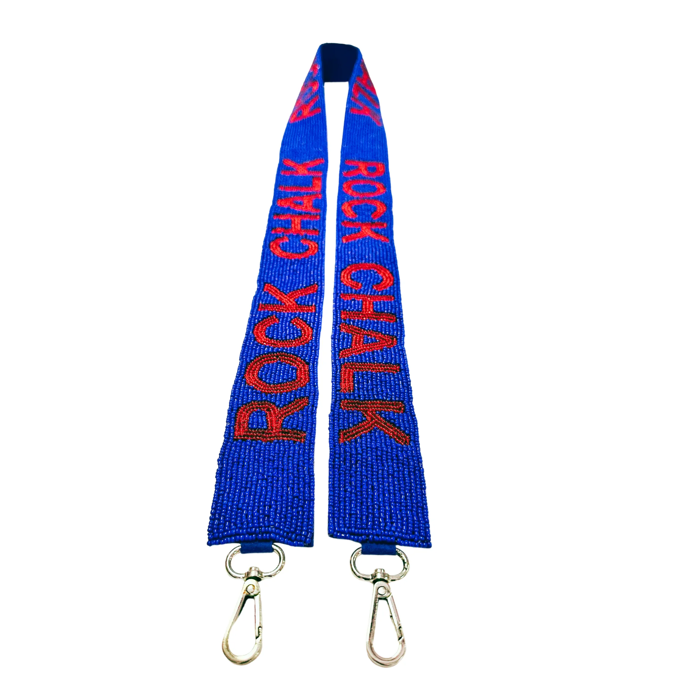 Rock Chalk Beaded Purse Strap