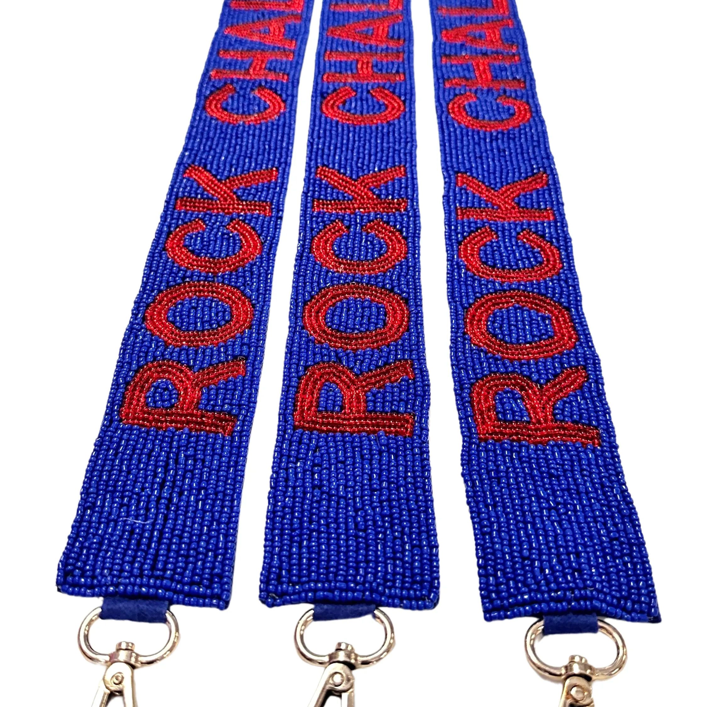 Rock Chalk Beaded Purse Strap