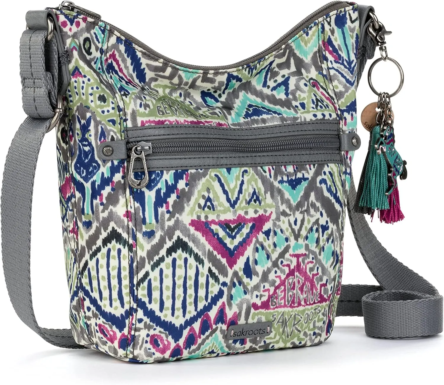 Sakroots Sequoia Eco-Twill Small Hobo