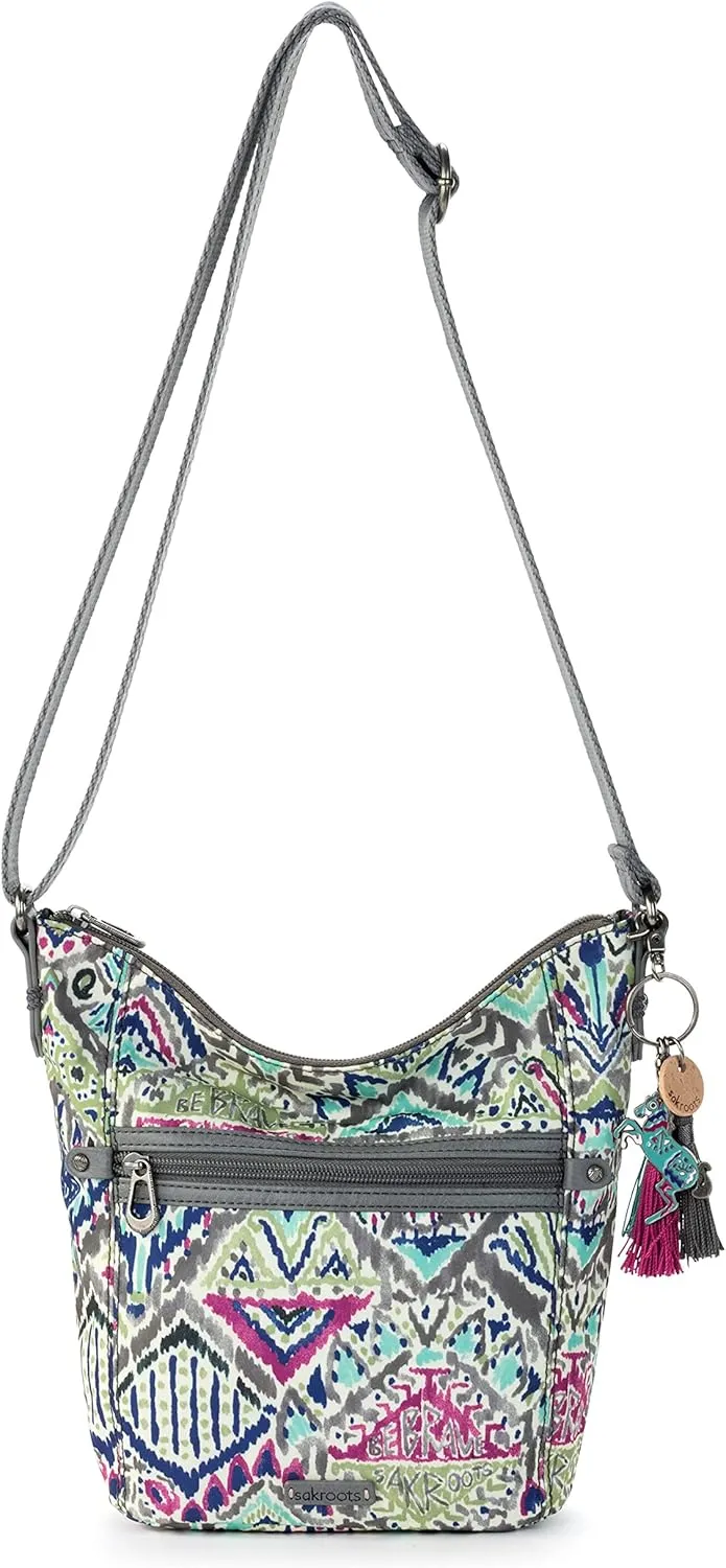 Sakroots Sequoia Eco-Twill Small Hobo