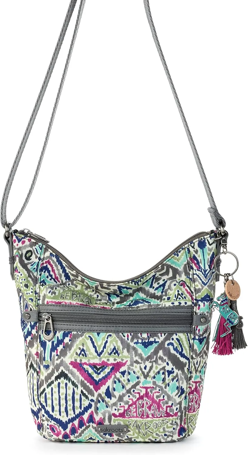 Sakroots Sequoia Eco-Twill Small Hobo