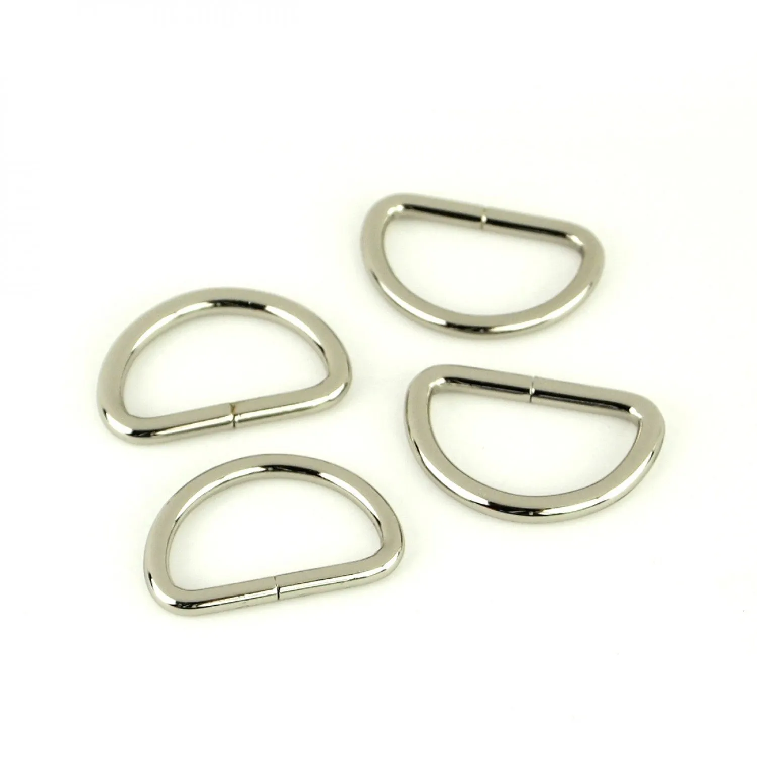 Sallie Tomato D-Rings 1" - Nickel