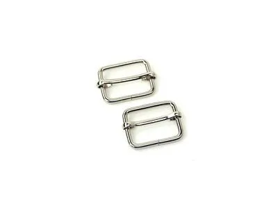 Sallie Tomato Slider Buckle 1"  Nickel