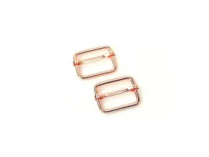Sallie Tomato Slider Buckle 1" Rose Gold