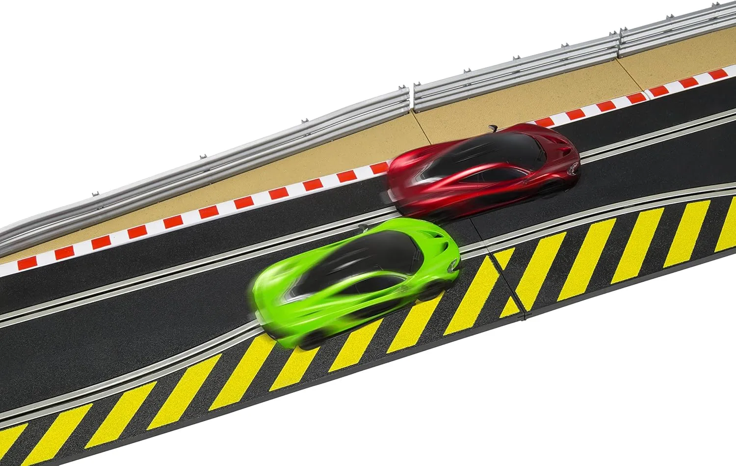 Scalextric C8514 Track Extension Pack Ultimate 1x Leap (Ramp Up and Ramp Down) Straight 2 Hairpin Curves 2x 1/4 Straight 4 Side Swipes