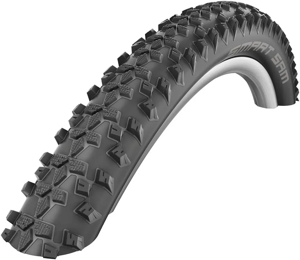 SCHWALBE Smart Sam HS 367 Off-Road Bicycle Tire (26x2.25, ORC Wire Beaded, Black Skin)