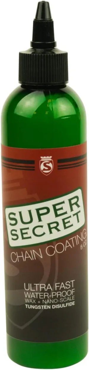 SILCA Super Secret Bike Chain Lube | Liquid Chain Wax to Clean, Smooth. and Silence | Ultra Fast Bicycle Chain Lube | Dry Chain lube for Friction Reduction and Improved Wattage Output
