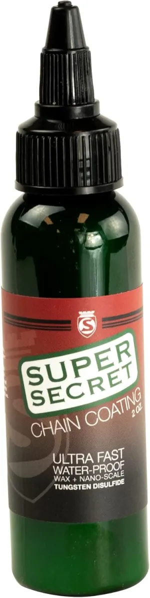 SILCA Super Secret Bike Chain Lube | Liquid Chain Wax to Clean, Smooth. and Silence | Ultra Fast Bicycle Chain Lube | Dry Chain lube for Friction Reduction and Improved Wattage Output