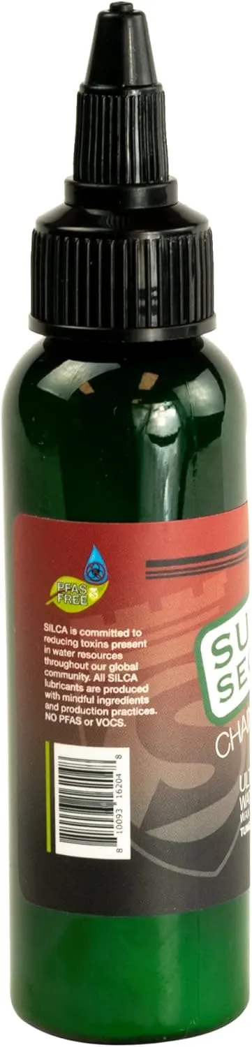 SILCA Super Secret Bike Chain Lube | Liquid Chain Wax to Clean, Smooth. and Silence | Ultra Fast Bicycle Chain Lube | Dry Chain lube for Friction Reduction and Improved Wattage Output