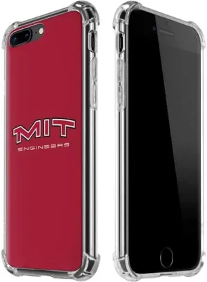 Skinit Clear Phone Case Compatible with iPhone 7/8 Plus - Officially Licensed Massachusetts Institute of Technology MIT Engineers Design
