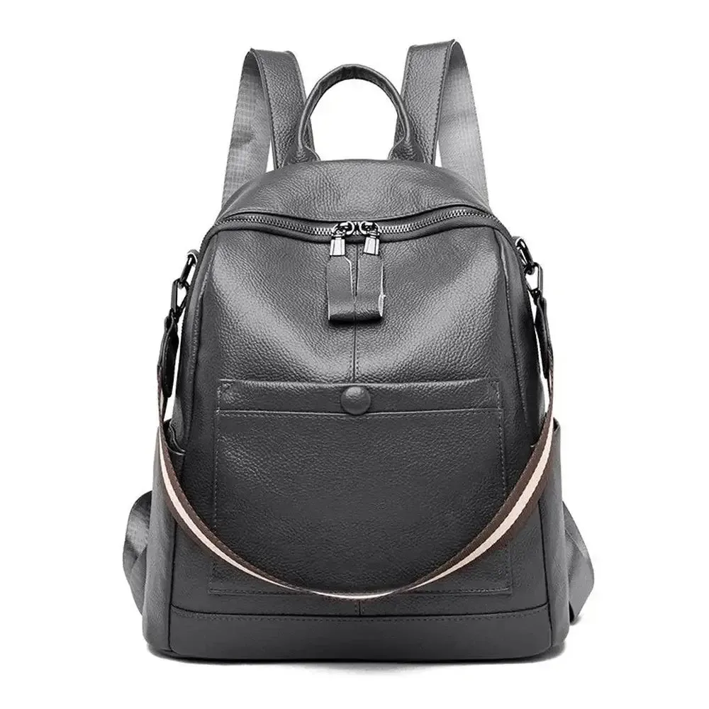 Sleek Premium Leather Backpack