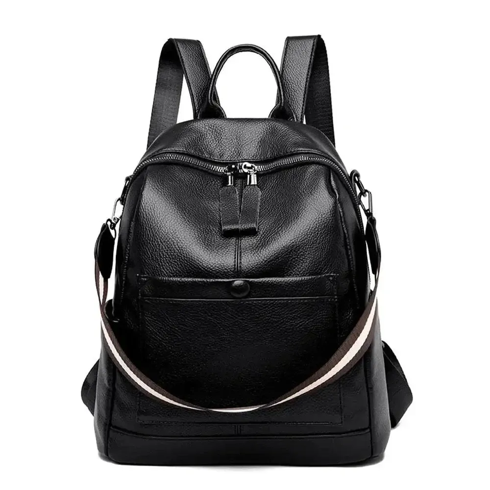 Sleek Premium Leather Backpack