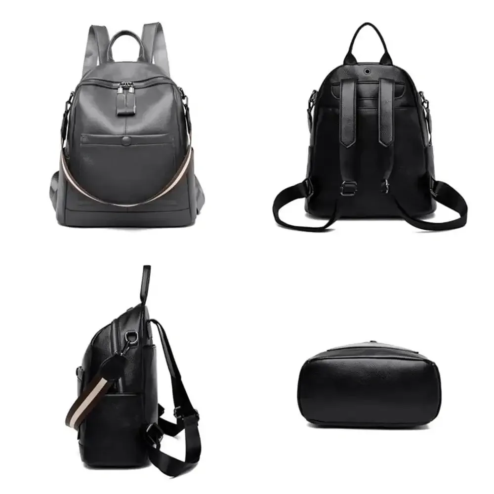 Sleek Premium Leather Backpack