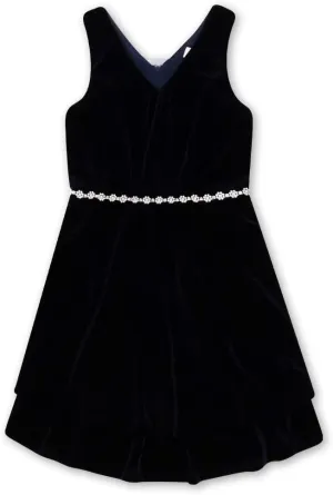 Speechless Girls' Sleeveless Layered Party Dress