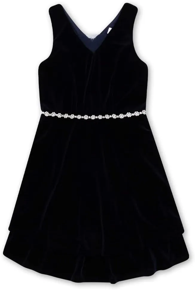 Speechless Girls' Sleeveless Layered Party Dress