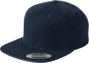 SPORT-TEK Flat Bill Snapback Cap. STC19