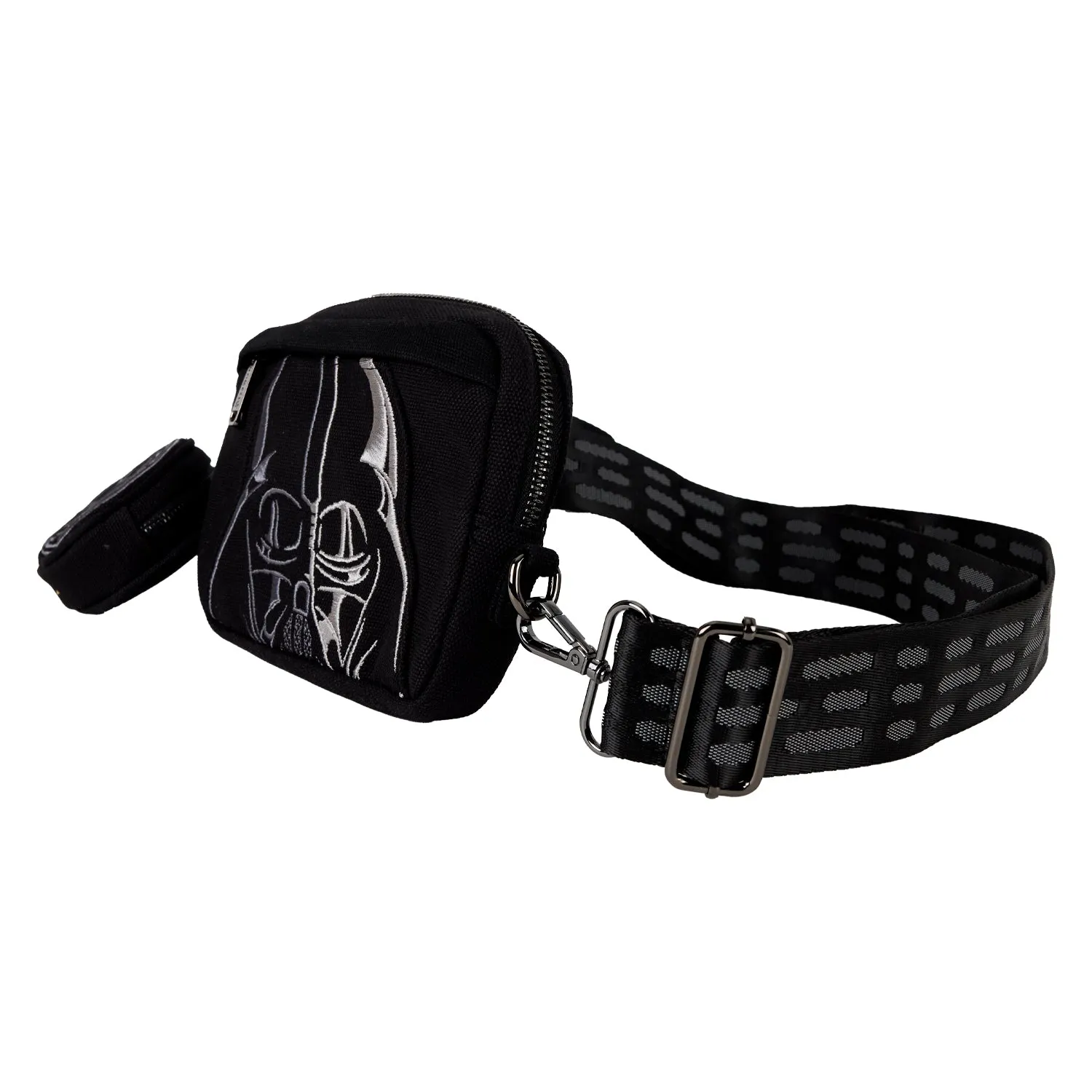 Star Wars Darth Vader Loungefly Canvas Sling Crossbody Bag with Coin Bag