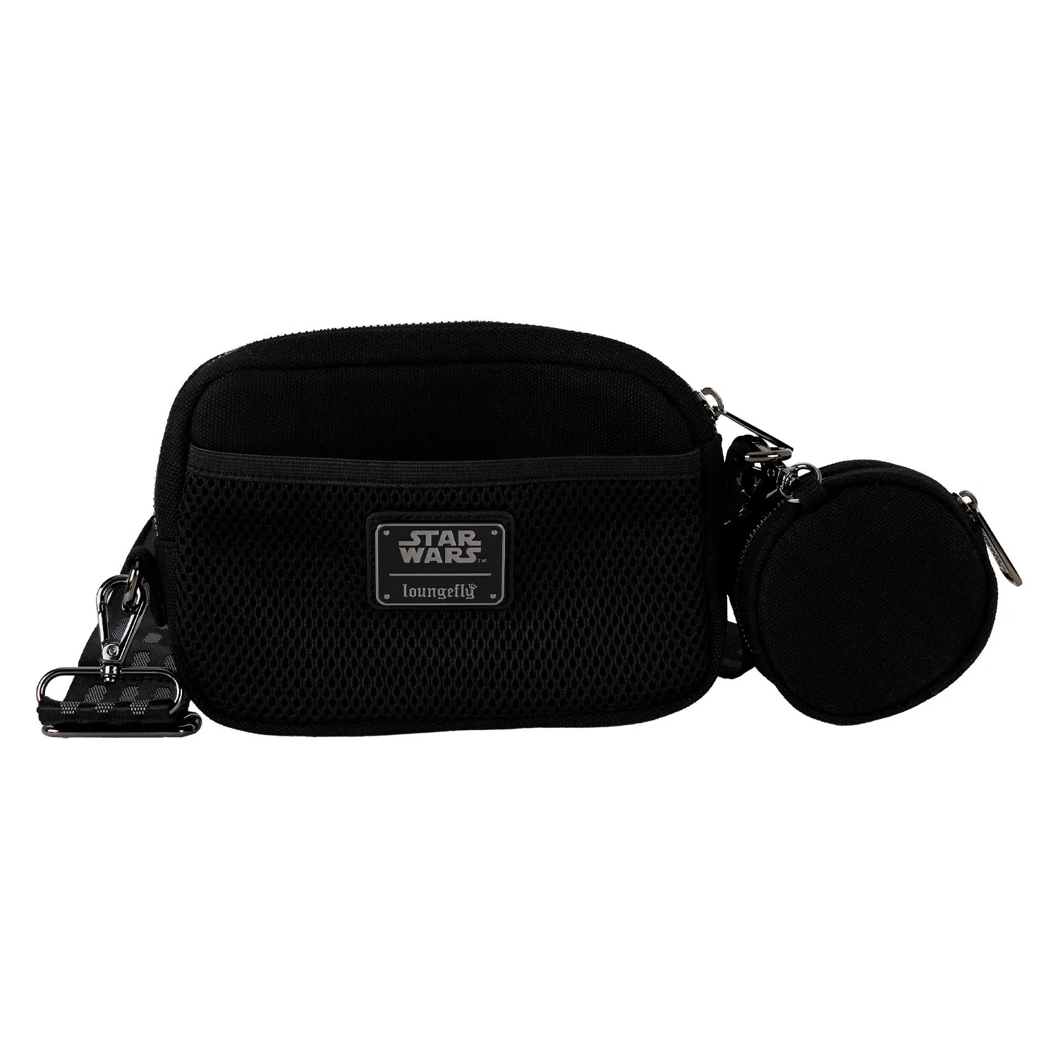 Star Wars Darth Vader Loungefly Canvas Sling Crossbody Bag with Coin Bag