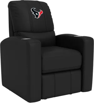 Stealth Lay Flat Reliner with Houston Texans Primary Logo