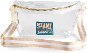 Stoney Clover Lane Women's Miami Dolphins Clear Fanny Pack