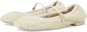 Stuart Weitzman Women's Lennox Shearling Flat
