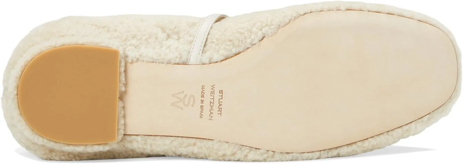 Stuart Weitzman Women's Lennox Shearling Flat