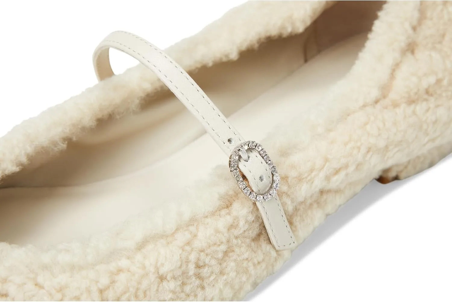 Stuart Weitzman Women's Lennox Shearling Flat