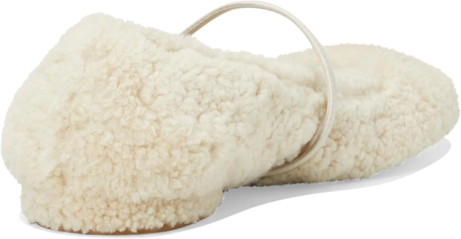 Stuart Weitzman Women's Lennox Shearling Flat