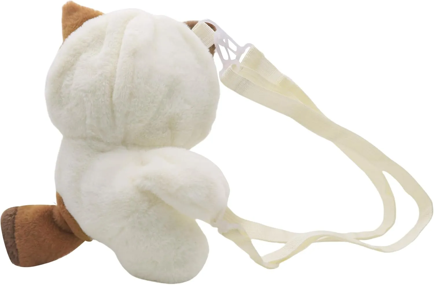 Stuffed Animal Crossbody Bag for Girls Women Stuffed Cat Purse Kawaii Plush Kitty Purse Kitty Sling Bag Shoulder Bag