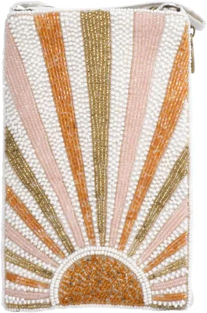 Sun Rays Club Bag Beaded Phone Convertible Crossbody, Multi