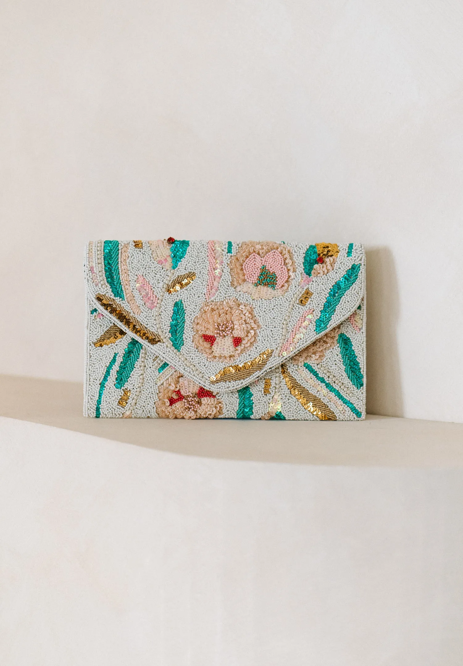 Sunset Garden Beaded Handbag (Preorder)
