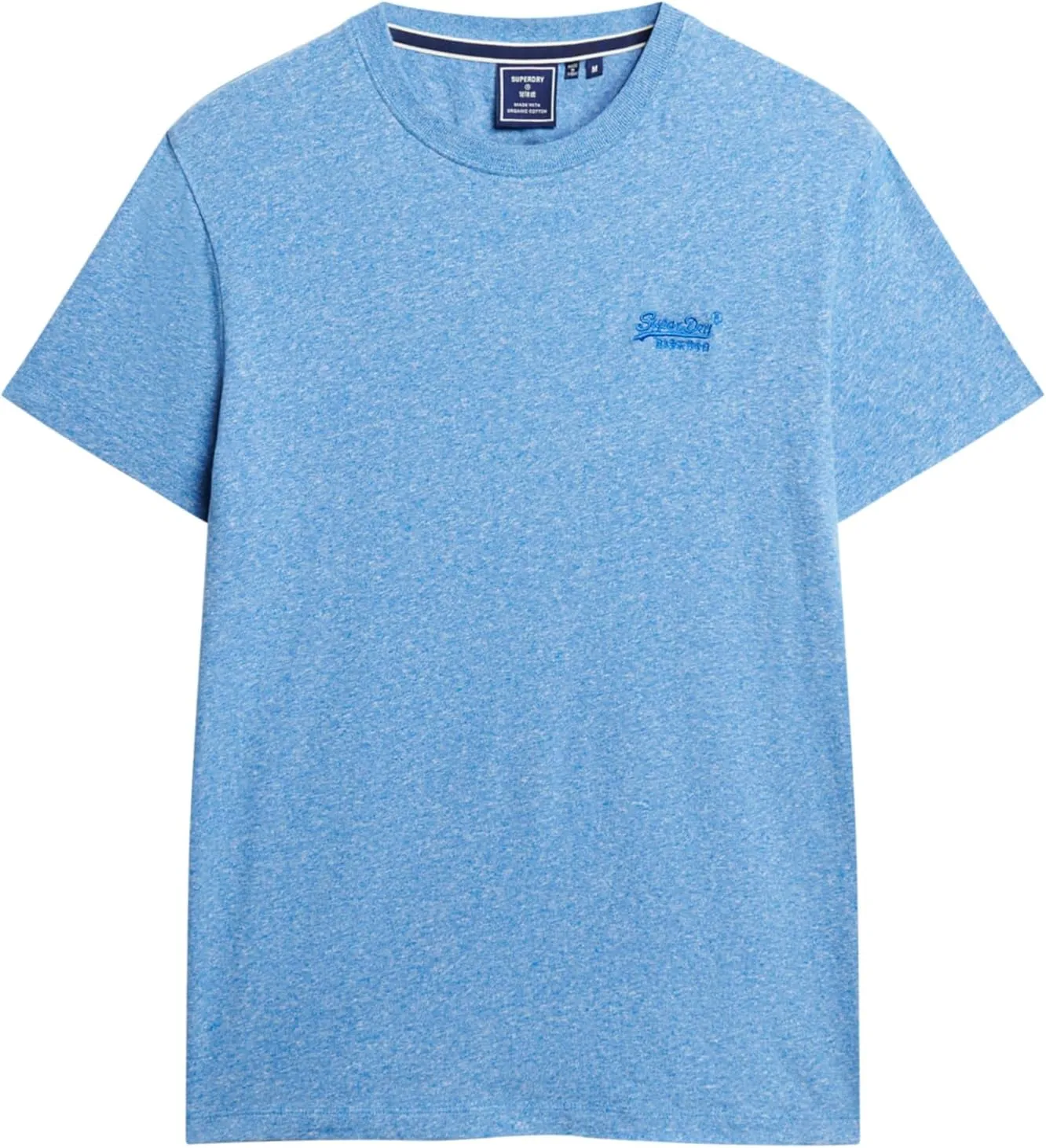 Superdry Men's Vintage Logo Embroidered T-Shirt, Fresh Blue Grit