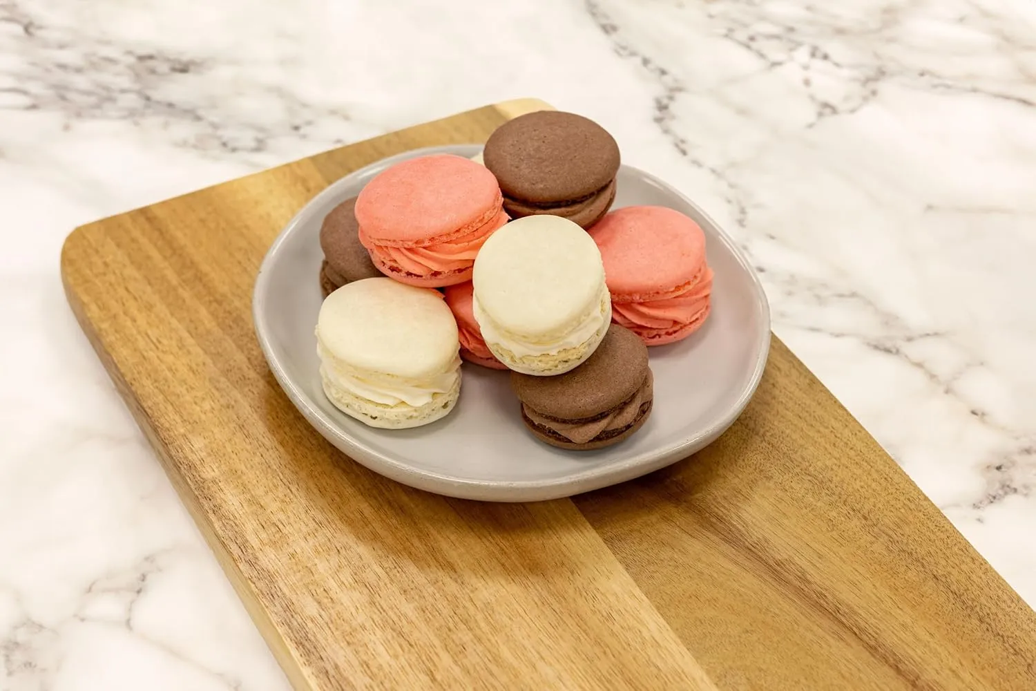 Sweetshop 8 oz Macaron Cookie Baking Mix, Vanilla, Gluten Free, makes 12 Macarons, Baking Kit, Bake Fresh Macarons, Cookie Mix, Homemade Macarons