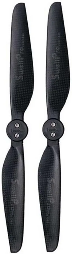 Swellpro 1242 Quick Release Carbon Fiber 12" Propellers for SplashDrone 3/3 , Pair