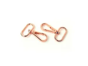 Swivel Hook Oval 1" Rose Gold