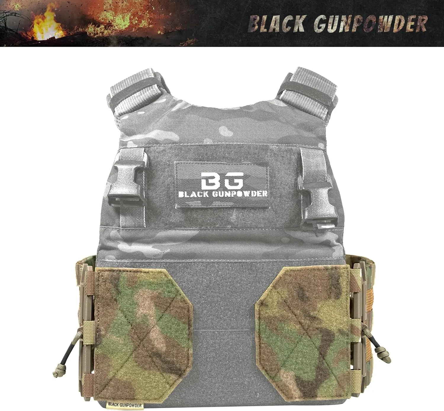 Tactical Three-Band Quick Release Cummerbund Magnetic Buckles Model BG-TC5