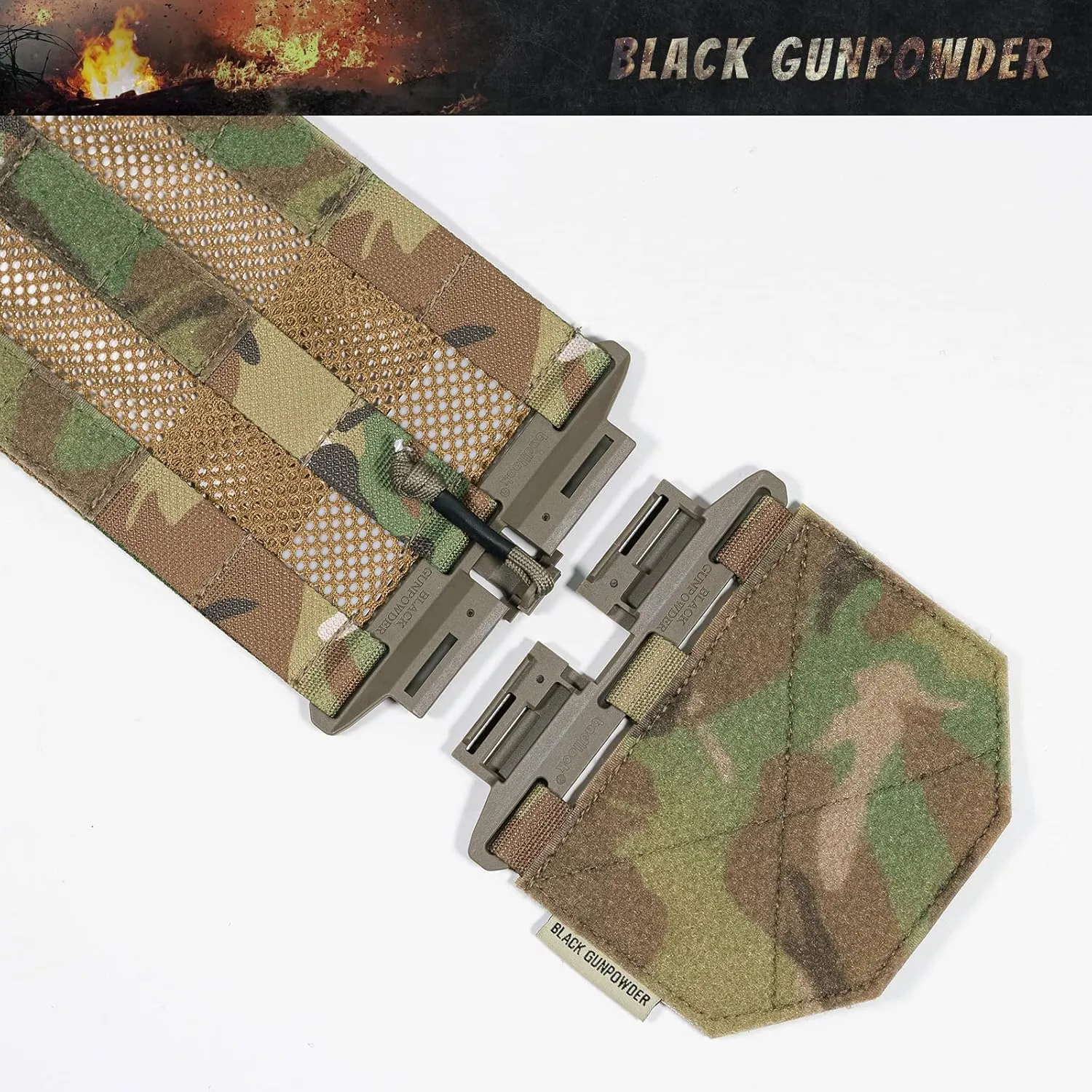Tactical Three-Band Quick Release Cummerbund Magnetic Buckles Model BG-TC5