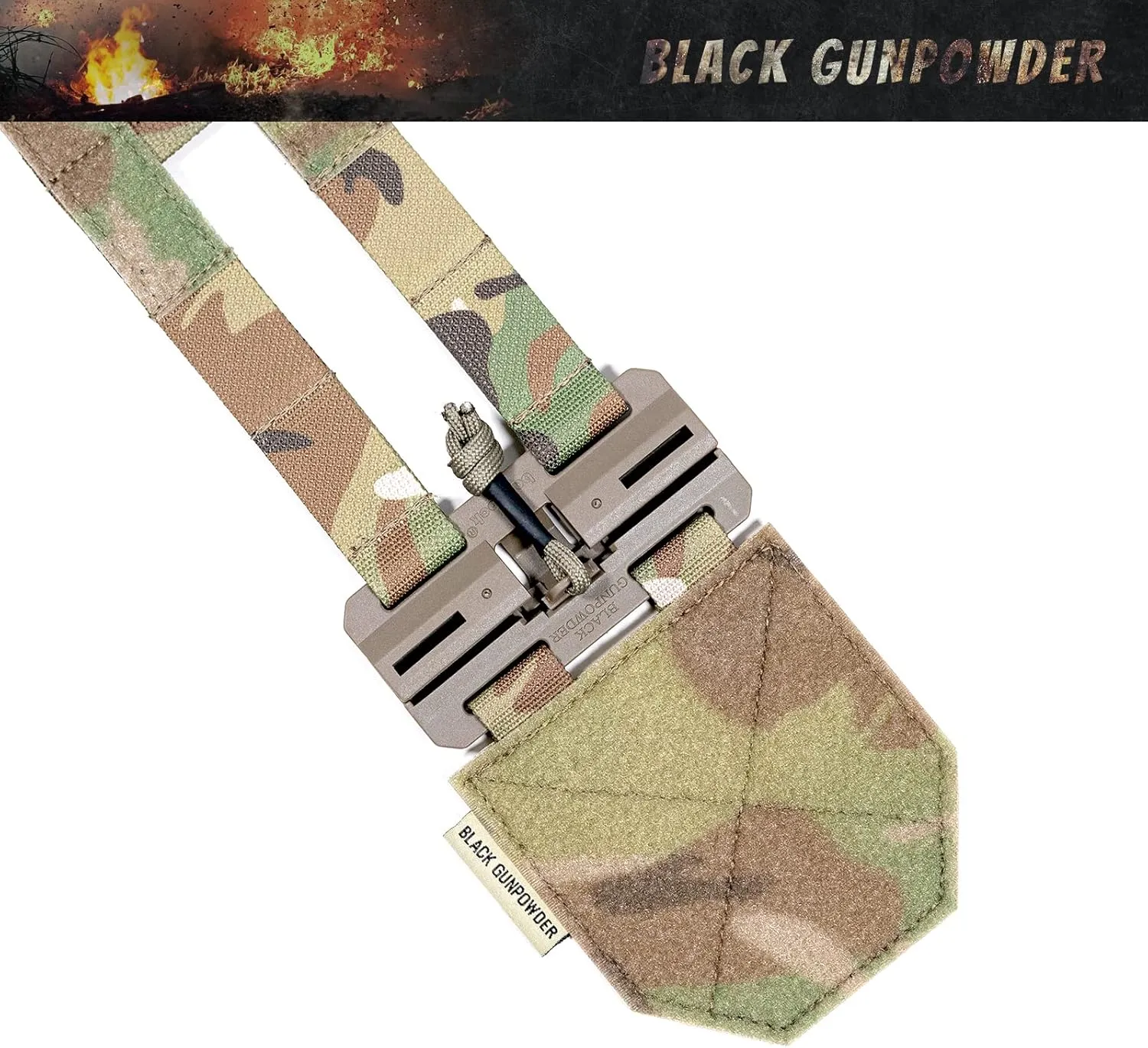 Tactical Two-Band Quick Release Cummerbund Magnetic Buckles Model BG-TC3
